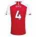 Arsenal Ben White #4 Hjemmedrakt 2023-24 Korte ermer